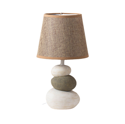 ZenStone | Spokojna Ziemska Lampa Stołowa