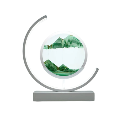 Lampa Z Piaskowym Krajobrazem | Dekoracyjna Lampa Led Ruchoma Sztuka