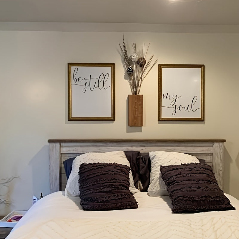 Drewniana Ścienna Waza | Rustykalna Dekoracja Ścienna Do Salonu I Przedpokoju