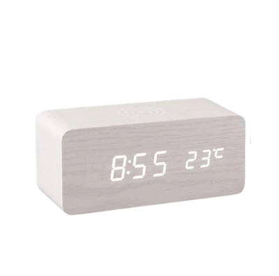 ChicWaky | Elegancki Budzik Z Aktywacją Głosową I Nowoczesnym Designem