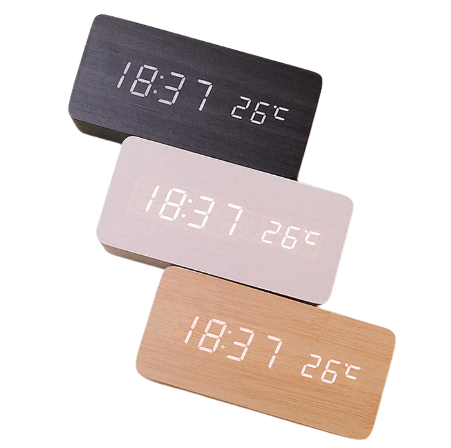 ChicWaky | Elegancki Budzik Z Aktywacją Głosową I Nowoczesnym Designem