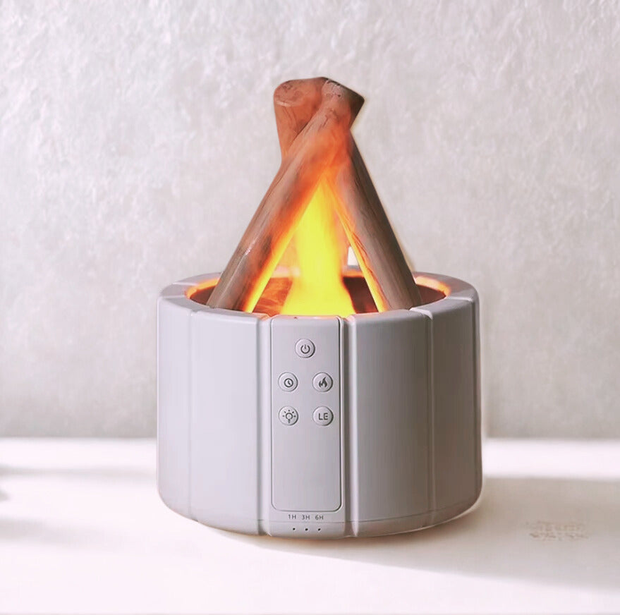 AirFlame | Ultrasoniczny Nawilżacz Powietrza Z Efektem Płomienia Kominkowego