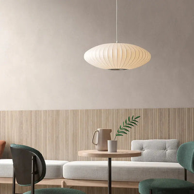 Lampa Wisząca Tsukiyo Silk | Elegancka Lampa W Stylu Japandi