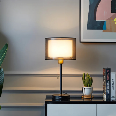 Lumis | Szklana Lampa Stołowa Z Ciepłym Światłem Led