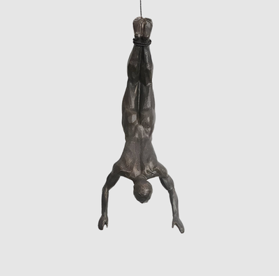 Zestaw Kreatywnej Sztuki Ściennej | Dekoracyjny Ornament Wspinającego Się Mężczyzny Dla Unikalnej Estetyki Życia