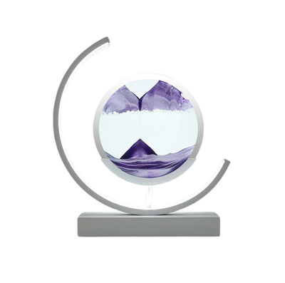 Lampa Z Piaskowym Krajobrazem | Dekoracyjna Lampa Led Ruchoma Sztuka