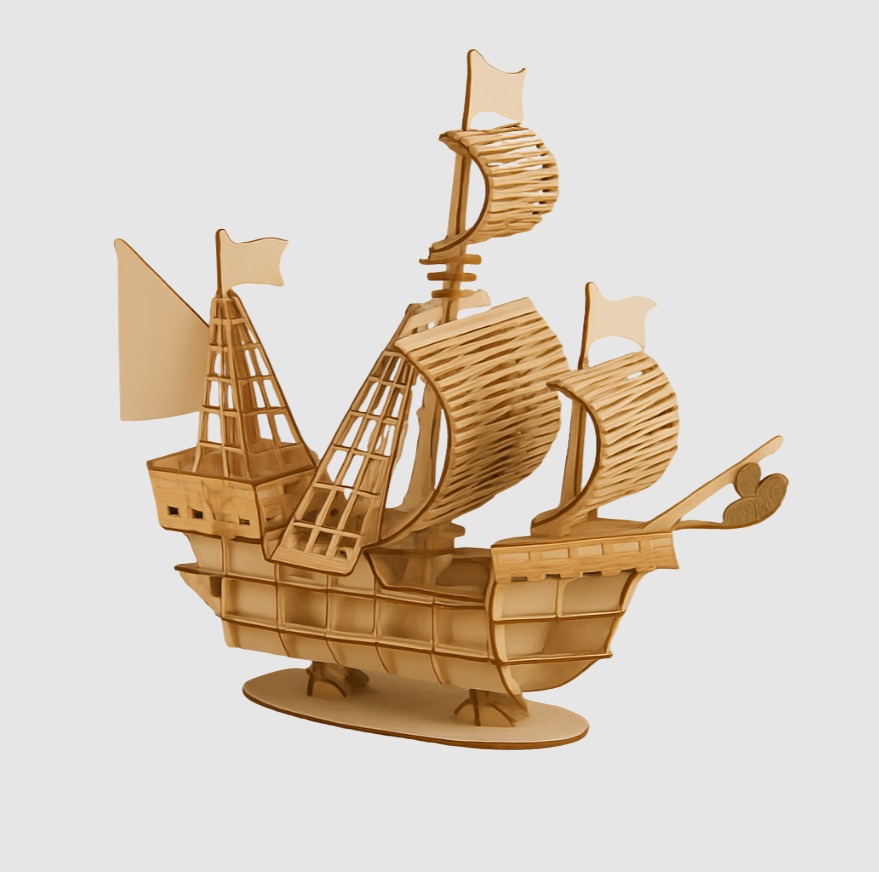 Maritim Pragt | Model układanki żaglówki z drewna DIY SailCraft