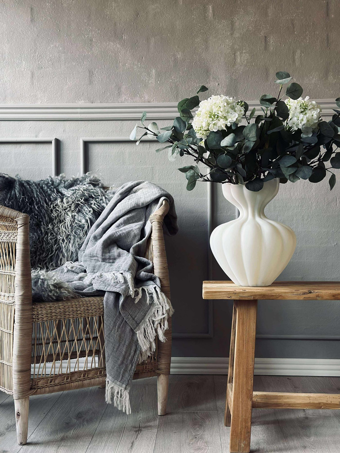 Siena | Wazon z Matowego Szkła – 32 cm