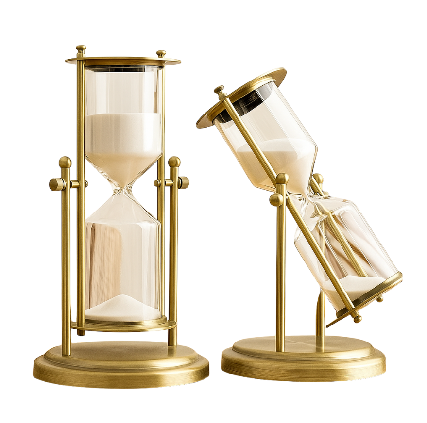 Tidens Flyd | Timemuse Przezroczysty Stoper do Produktywnego i Stylowego Miejsca Pracy