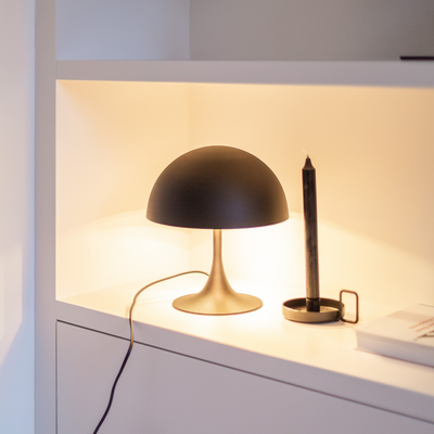 Lampa stołowa Braga | Czarna