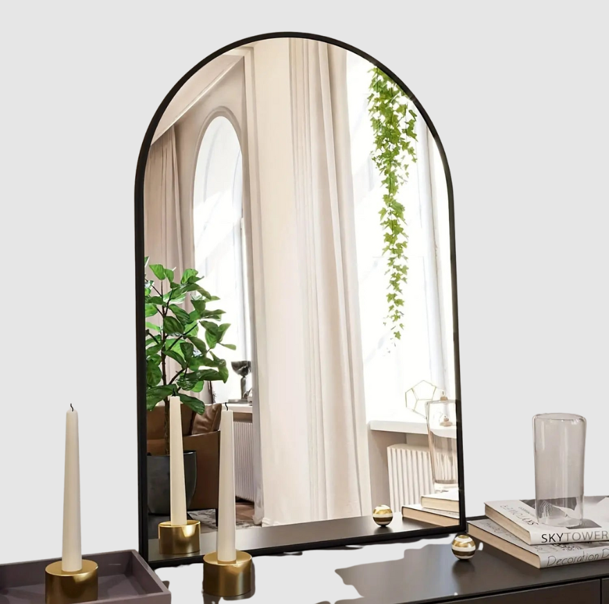 Lustro Ścienne | Eleganckie W Kształcie Łuku