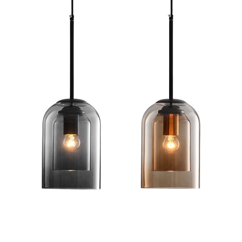 Belluno Lampa Wisząca | Elegancka Lampa Z Przezroczystego Szkła