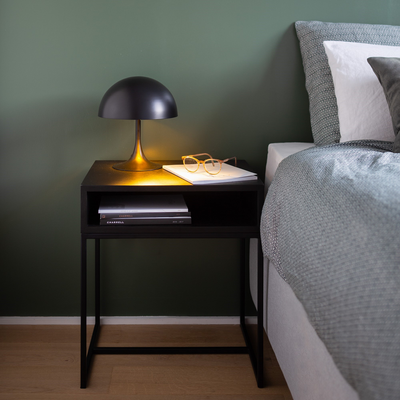 Lampa stołowa Braga | Czarna