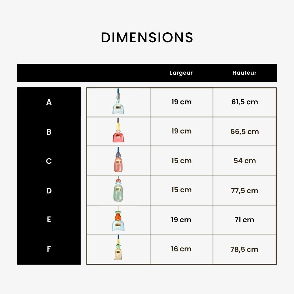 Lampa Wisząca Aura Z Kolorowym Szkłem | Nowoczesna I Energooszczędna Do Każdego Pomieszczenia