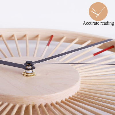 BamTick | Minimalistyczny Zegar Ścienny z Bambusa