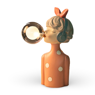 BubbleFairies Lampa Stołowa | Uroczy Kwartet Statui Dziewczynek z Bajek