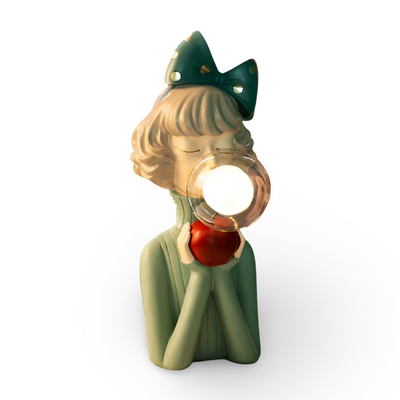 BubbleFairies Lampa Stołowa | Uroczy Kwartet Statui Dziewczynek z Bajek