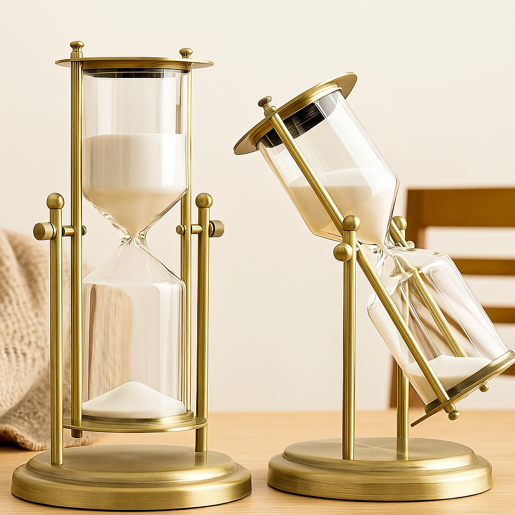 Tidens Flyd | Timemuse Przezroczysty Stoper do Produktywnego i Stylowego Miejsca Pracy