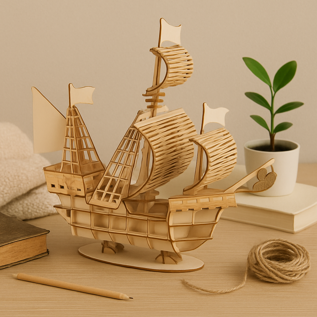 Maritim Pragt | Model układanki żaglówki z drewna DIY SailCraft