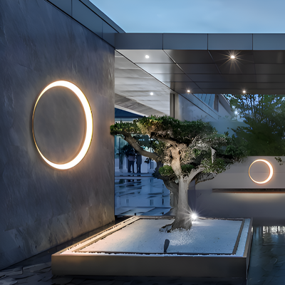 CircuLite Oświetlenie Ścienne | Wodoodporne Okrągłe Lampy Ścienne - Zewnętrzne Lampy LED