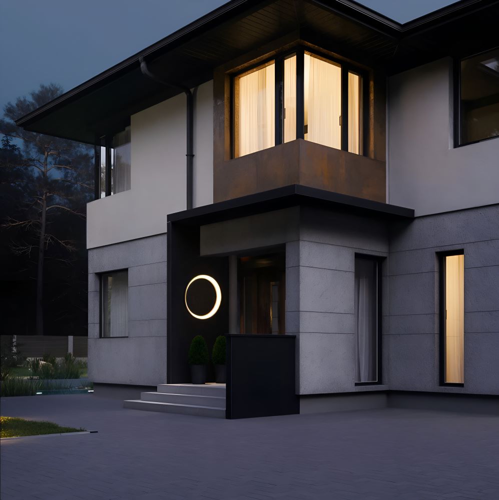 CircuLite Oświetlenie Ścienne | Wodoodporne Okrągłe Lampy Ścienne - Zewnętrzne Lampy LED
