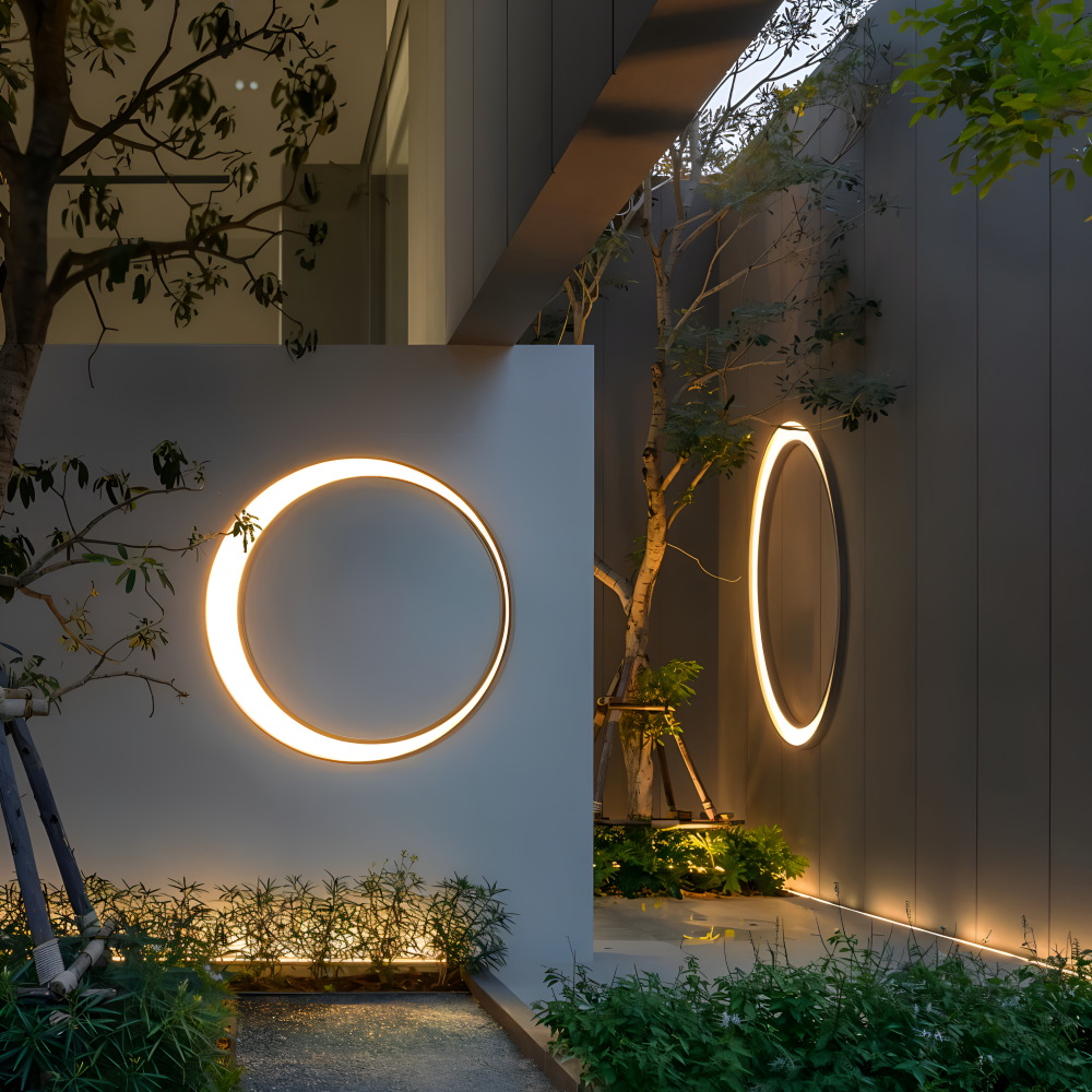 CircuLite Oświetlenie Ścienne | Wodoodporne Okrągłe Lampy Ścienne - Zewnętrzne Lampy LED