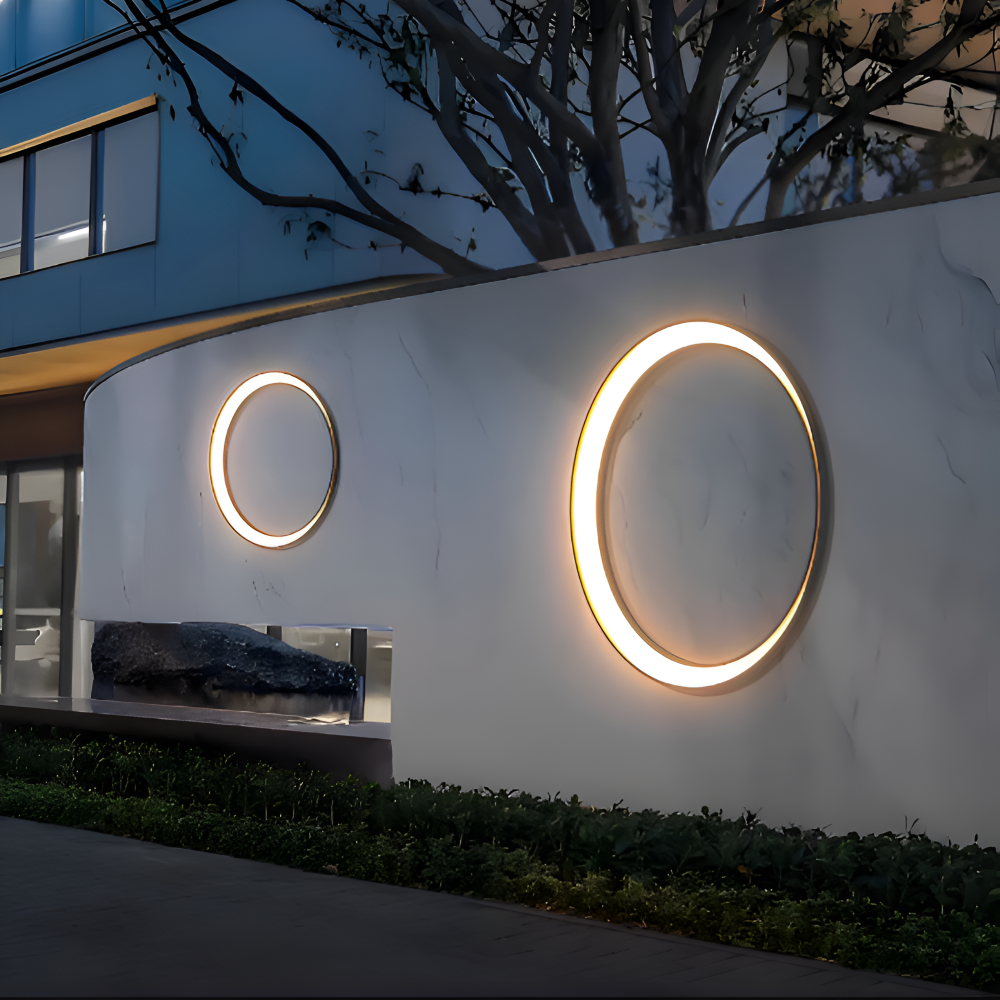 CircuLite Oświetlenie Ścienne | Wodoodporne Okrągłe Lampy Ścienne - Zewnętrzne Lampy LED