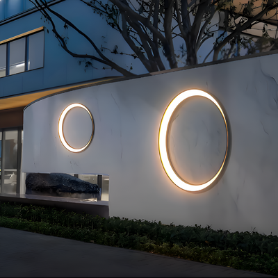 CircuLite Oświetlenie Ścienne | Wodoodporne Okrągłe Lampy Ścienne - Zewnętrzne Lampy LED