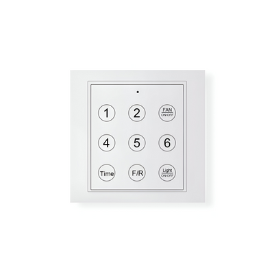 Kolorowy Design Wentylatora sufitowego z Kwiatowym Liściem | Zintegrowane Światło LED