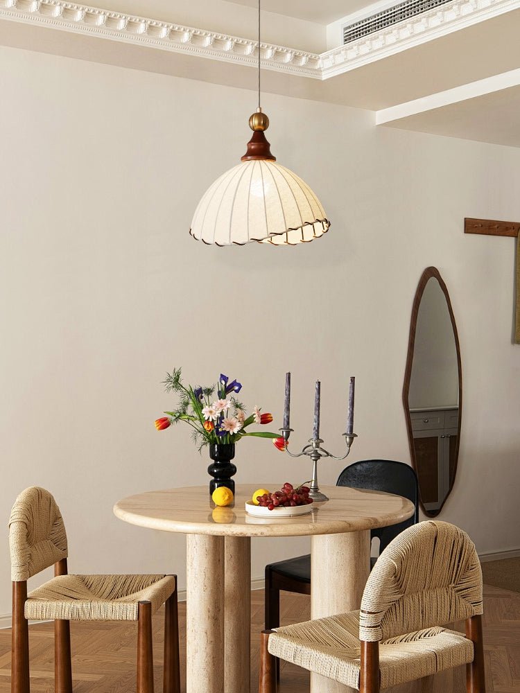 Clarella Lampa Wisząca | Stylowa Lampa Z Tkaniny Vintage