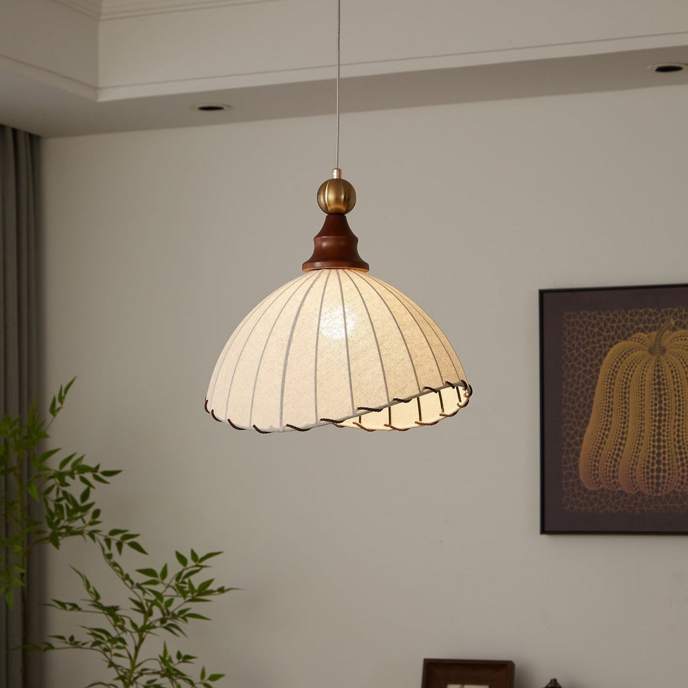 Clarella Lampa Wisząca | Stylowa Lampa Z Tkaniny Vintage