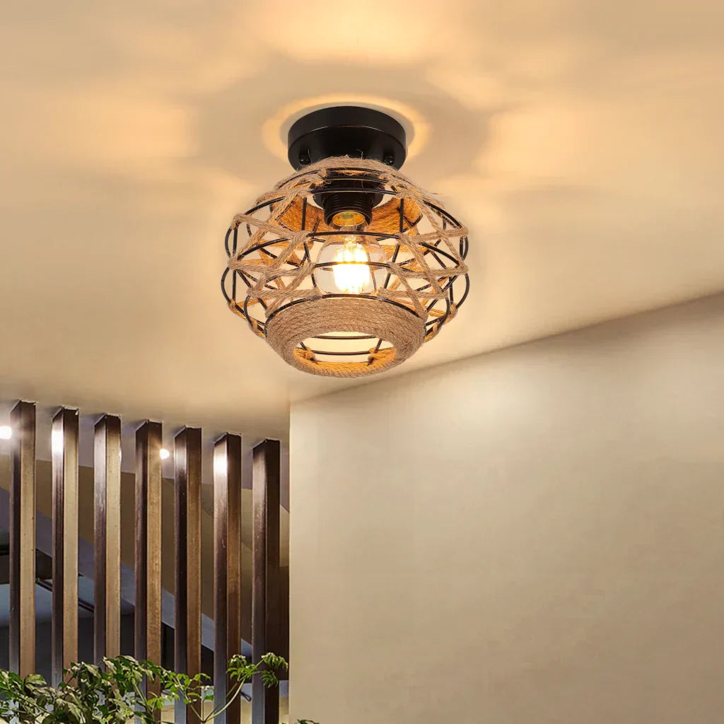 ElegantPrisme | Stylowa Lampa Sufitowa w Stylu Retro