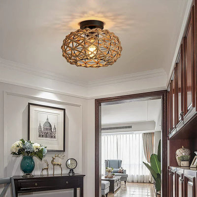 ElegantPrisme | Stylowa Lampa Sufitowa w Stylu Retro