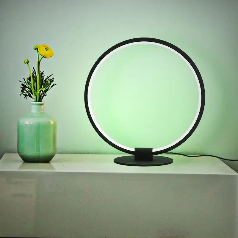 Lampa biurkowa LED Circle | RGB