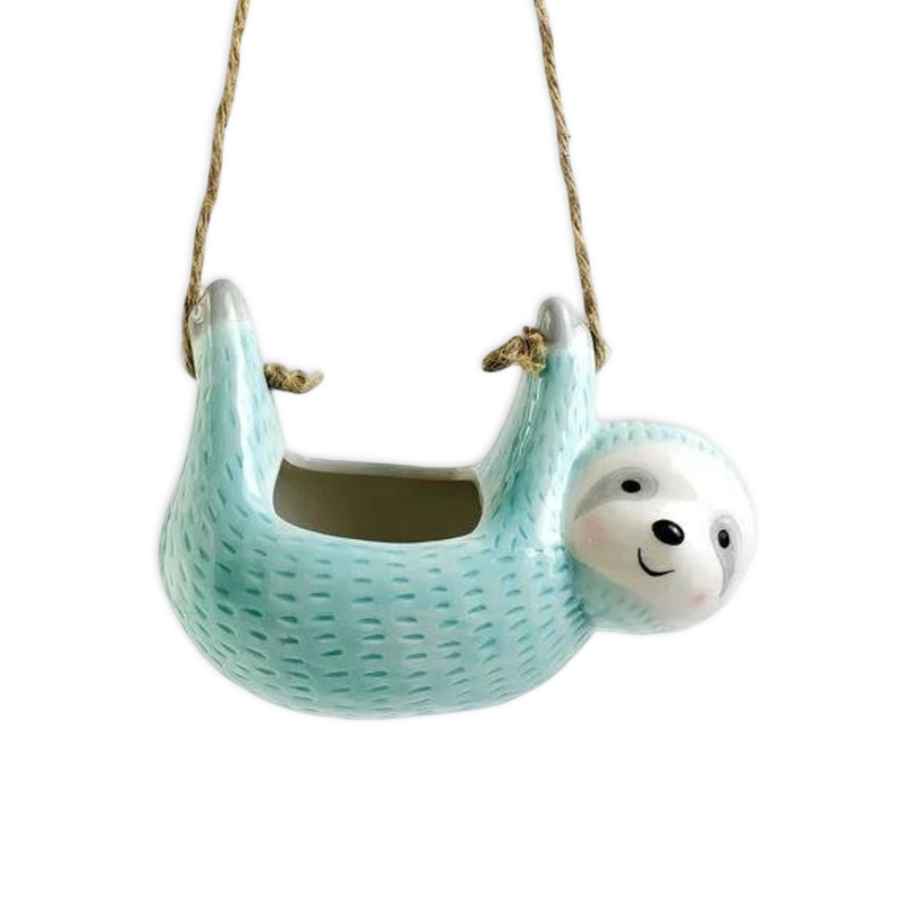 Ręcznie Wykonana Ceramika Doniczka na Kwiaty | Design Leniwego Kota do Kreatywnego Wnętrza