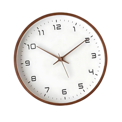 Woodland | Stylowe Drewniane Zegar z Cichym Kwarcem do Użytku Wewnętrznego