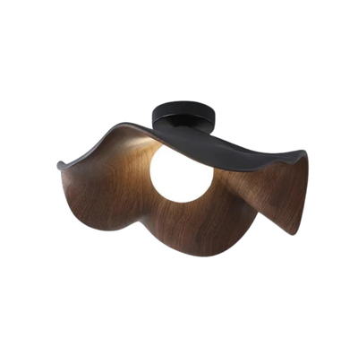 ZenBloom | Unikalna Lampa Sufitowa z Naturalnych Materiałów