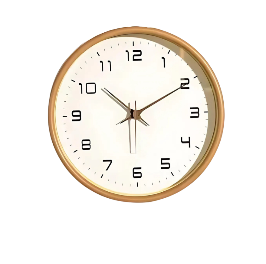 Woodland | Stylowe Drewniane Zegar z Cichym Kwarcem do Użytku Wewnętrznego