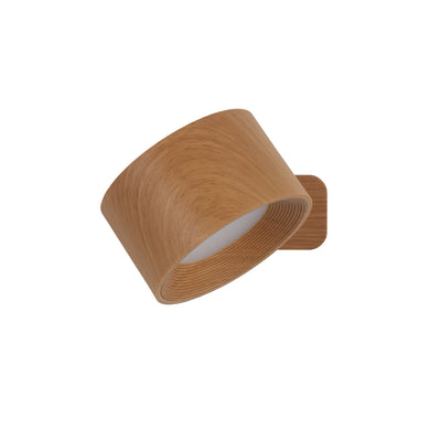 Ticky Magnetyczna Lampa Ścienna | Wygląd Drewna