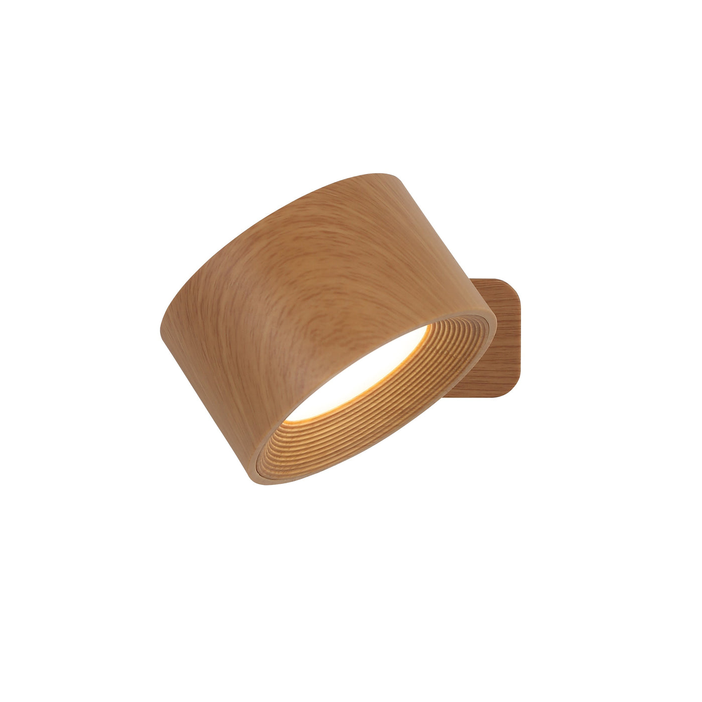 Ticky Magnetyczna Lampa Ścienna | Wygląd Drewna