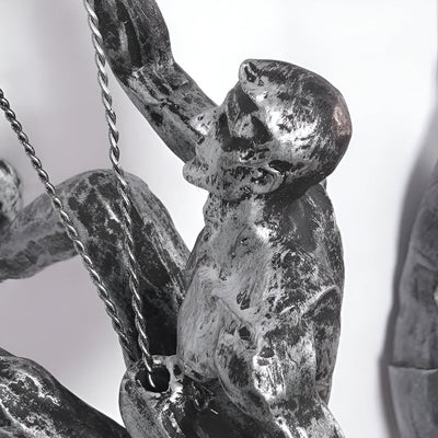 Zestaw Kreatywnej Sztuki Ściennej | Ornament Dekoracyjny Wspinający się Człowiek dla Unikalnej Estetyki Wnętrz