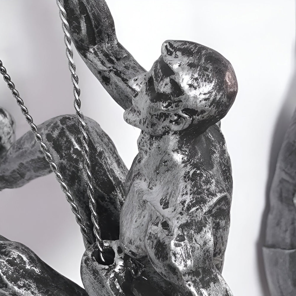 Zestaw Kreatywnej Sztuki Ściennej | Dekoracyjny Ornament Wspinającego Się Mężczyzny Dla Unikalnej Estetyki Życia