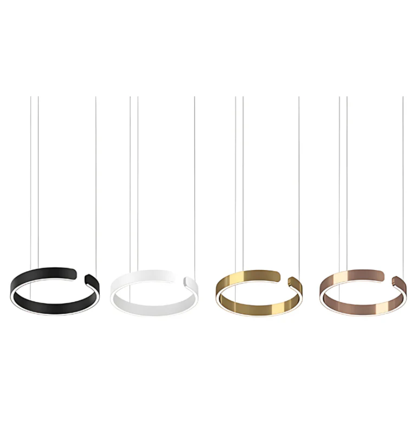 LumaVerse | Elegancka Regulowana Lampa Sufitowa Biała Czarna