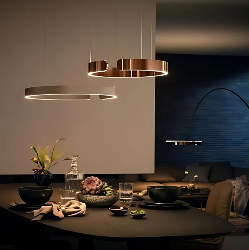 LumaVerse | Elegancka Regulowana Lampa Sufitowa Biała Czarna