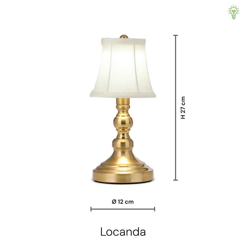 Locanda Trådløs Bordlampe | Mosiądz