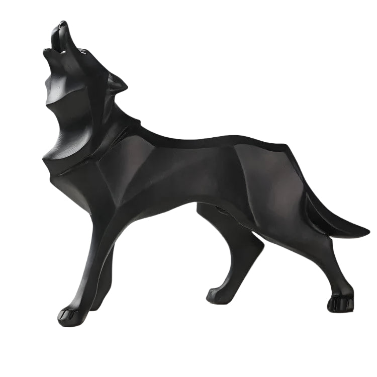 LupoForm | Geometryczny Pomnik Wilka z Ostro Kątem Designu do Nowoczesnych Wnętrz