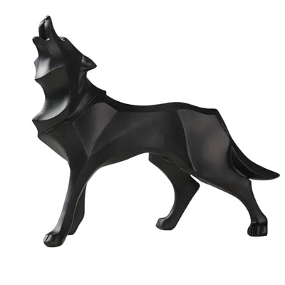 LupoForm | Geometryczny Pomnik Wilka z Ostro Kątem Designu do Nowoczesnych Wnętrz