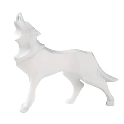 LupoForm | Geometryczny Pomnik Wilka z Ostro Kątem Designu do Nowoczesnych Wnętrz