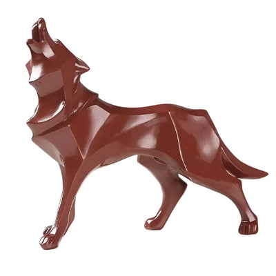 LupoForm | Geometryczny Pomnik Wilka z Ostro Kątem Designu do Nowoczesnych Wnętrz