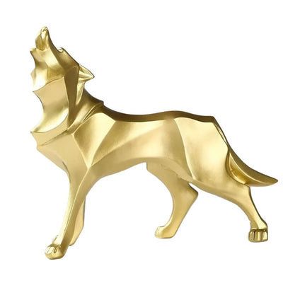 LupoForm | Geometryczny Pomnik Wilka z Ostro Kątem Designu do Nowoczesnych Wnętrz